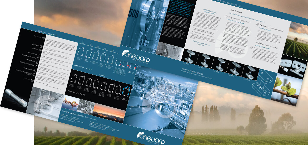 ONGUARD . 6PP TRIFOLD BROCHURE